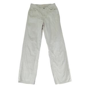 Levi's '94 Baggy Corduroy Pants Off White Cream‎ Women's Size 27 100% Cotton
